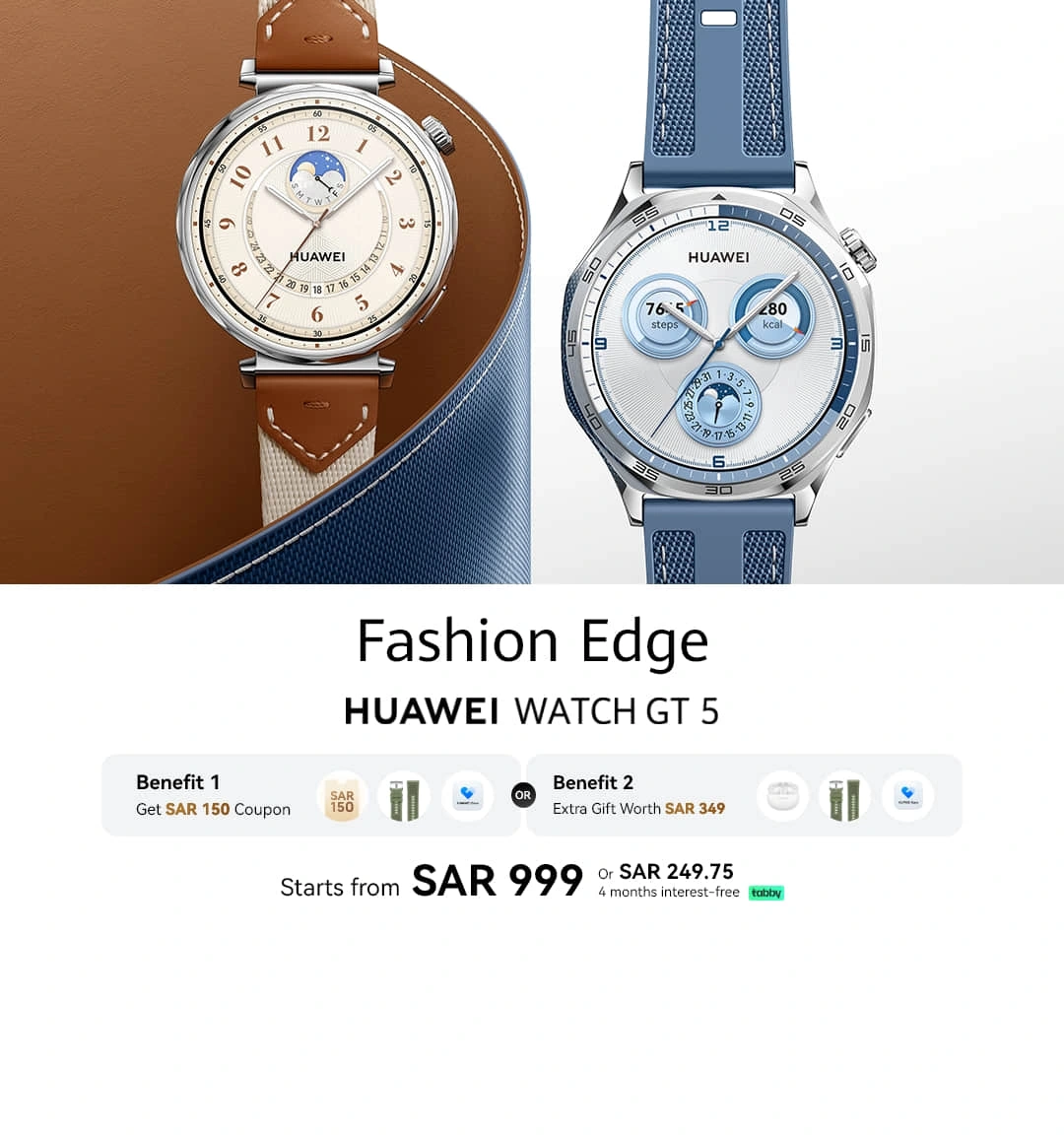Explore New HUAWEI WATCH Smartwatch and Band HUAWEI KSA